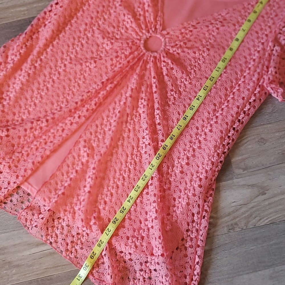 Cal Style Lace Overlay Top